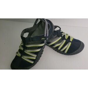 JBU - Mary Jane  7 M Navy And Apple Green